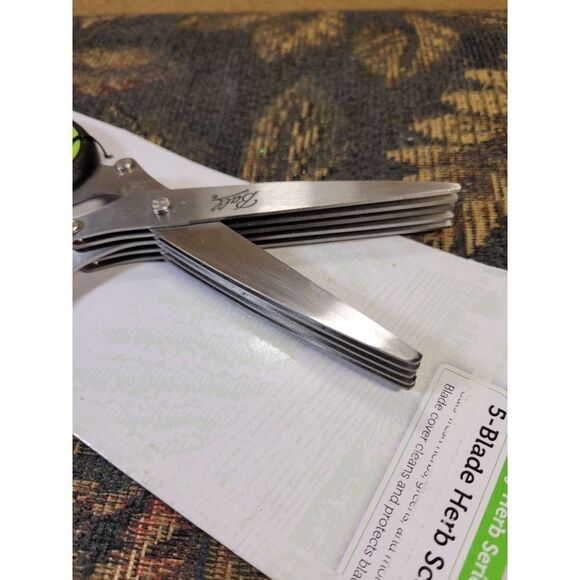 Ball 5-Blade Herb Scissors- NIP - Picture 6 of 6